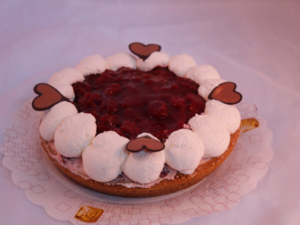 valentijntaartje aardbei