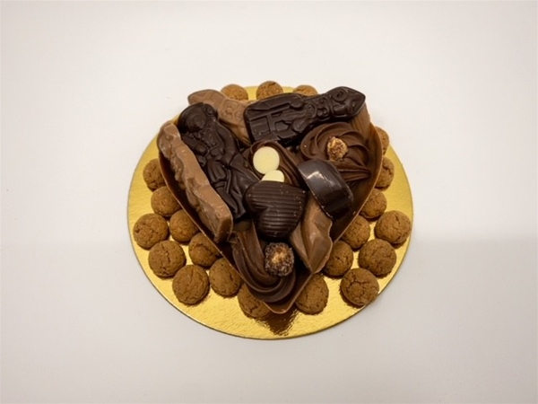 chocoladehart gevuld